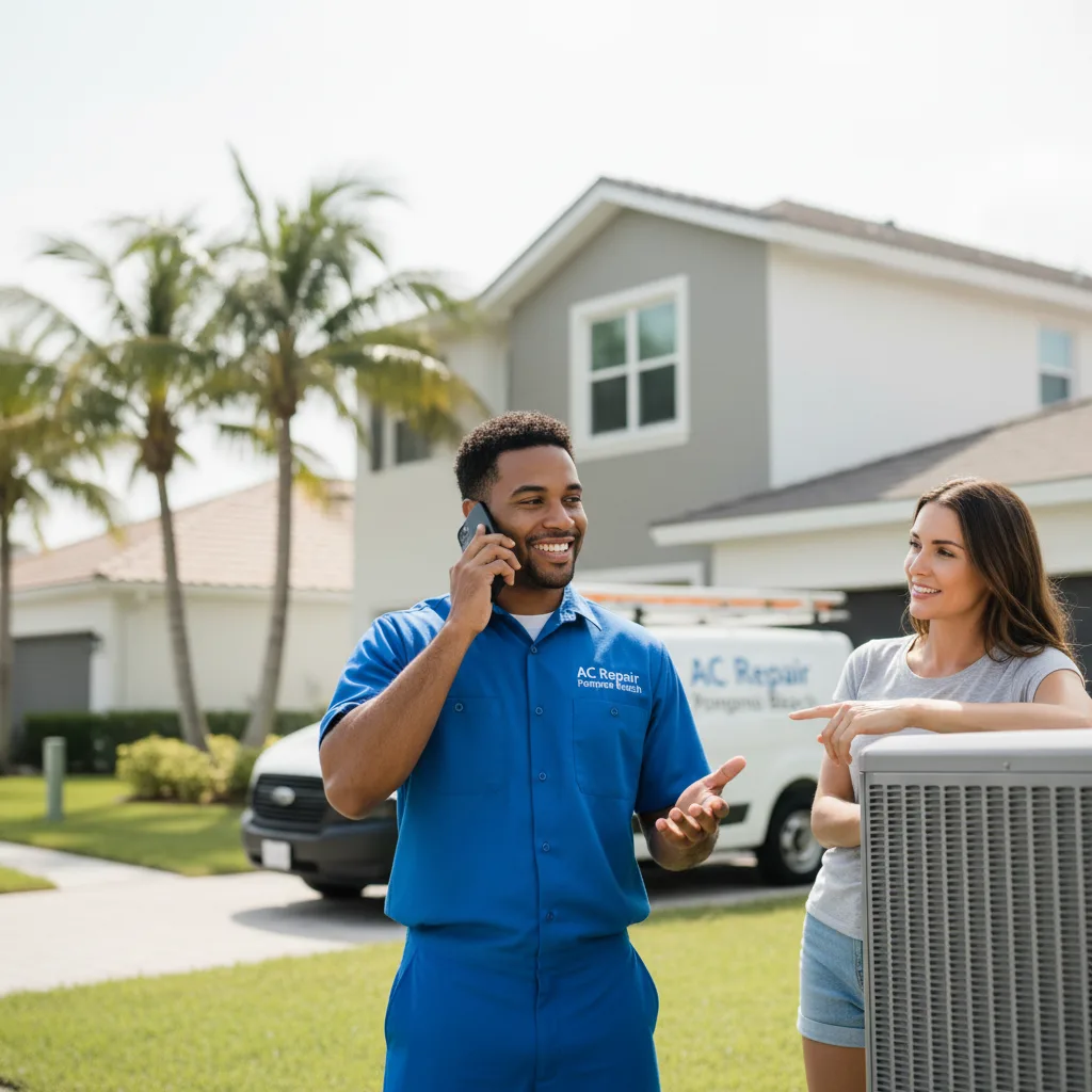 AC Repair Pompano Beach customer support in Stittville